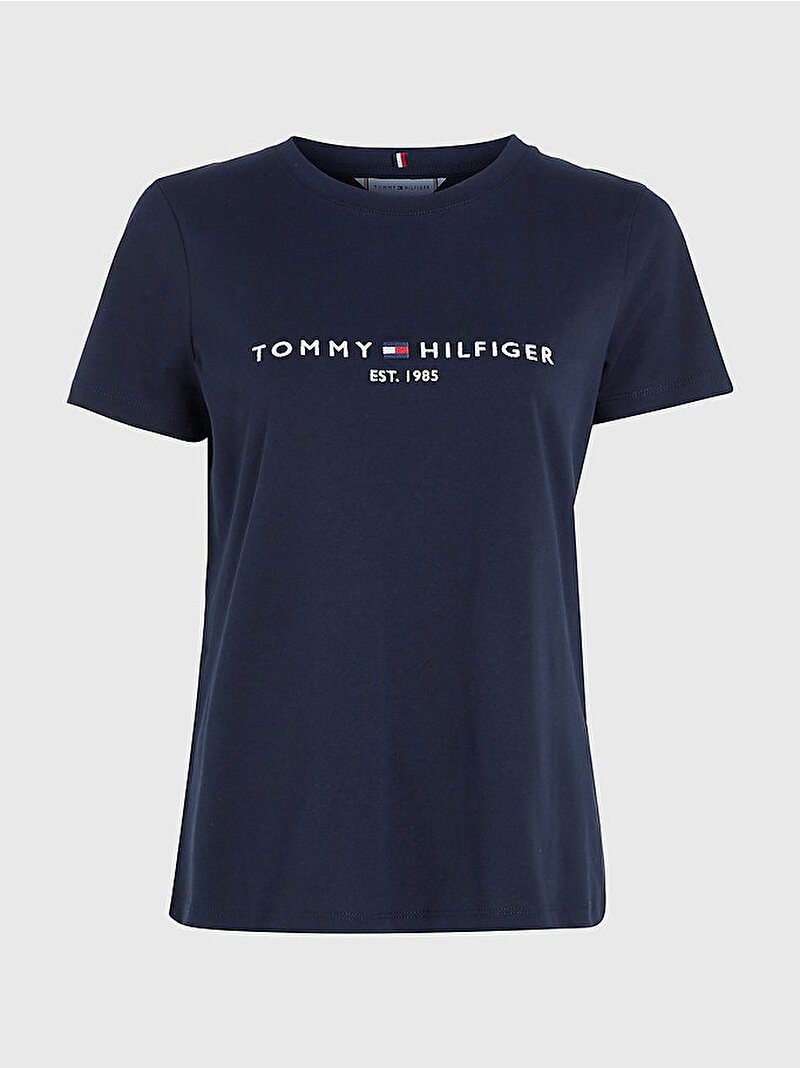 Kadın Heritage Hilfiger T-Shirt Lacivert WW0WW31999DW5