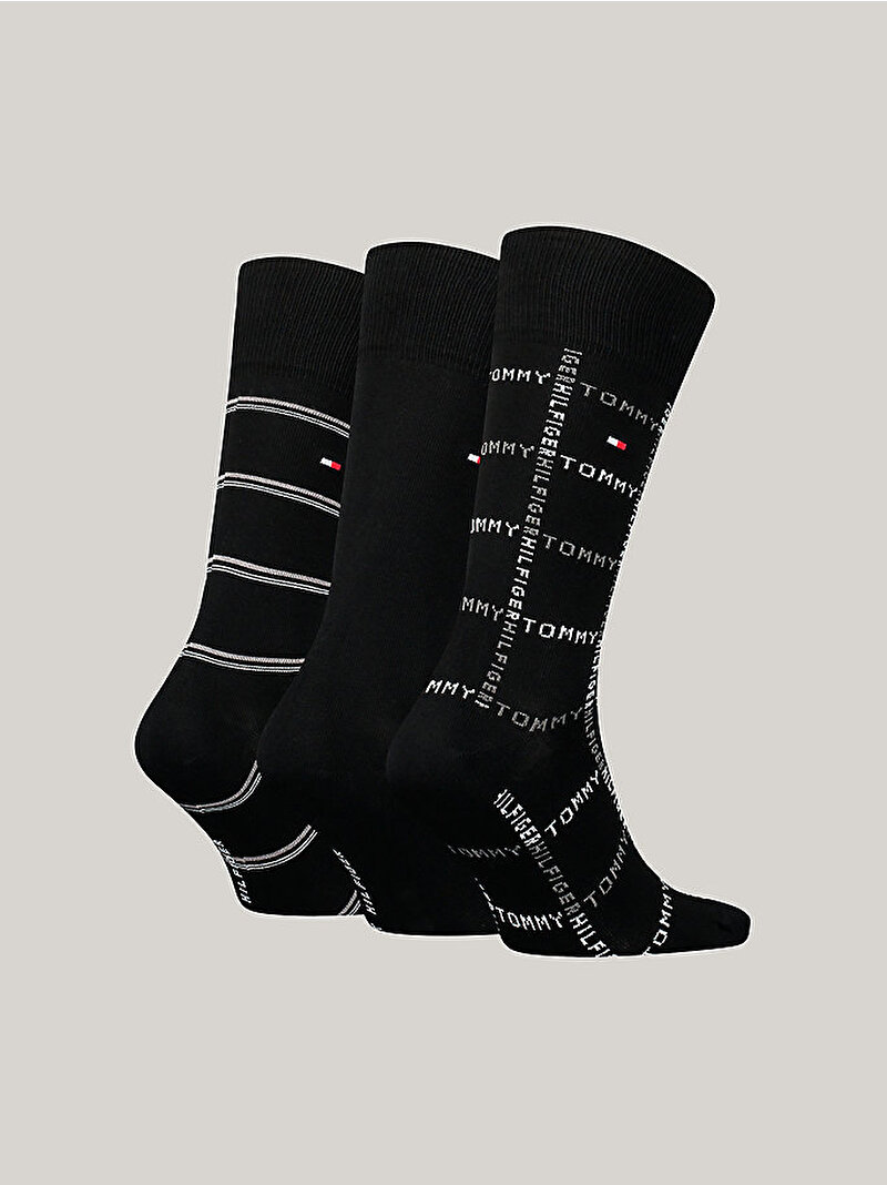 Erkek 3'Lü Çorap Seti Siyah S701224445002