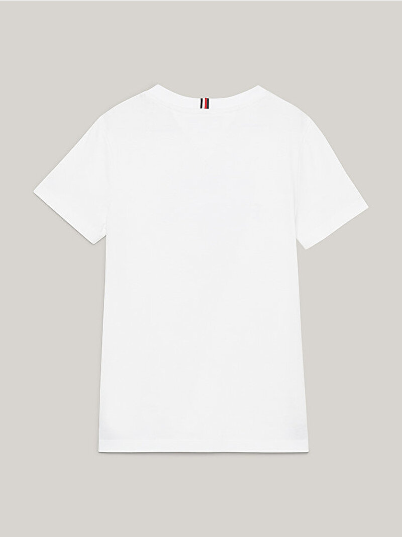 Erkek Çocuk TH Logo T-Shirt Beyaz  KB0KB08671YBR