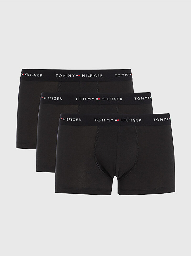 Erkek 3'Lü Trunk Boxer Seti Siyah UM0UM027630SK