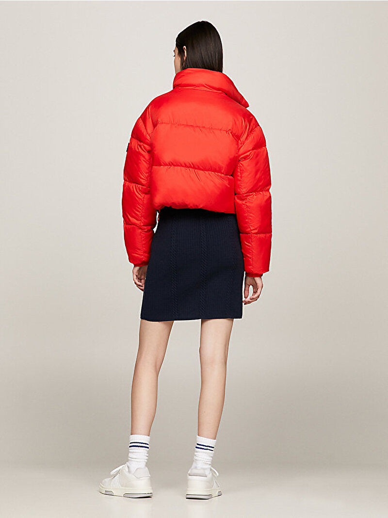 Kadın Tjw Crp Tonal Puffer Mont Kırmızı DW0DW17503XNL