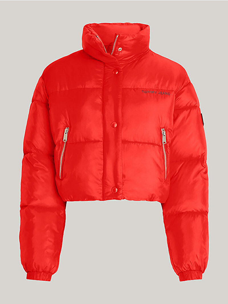 Kadın Tjw Crp Tonal Puffer Mont Kırmızı DW0DW17503XNL
