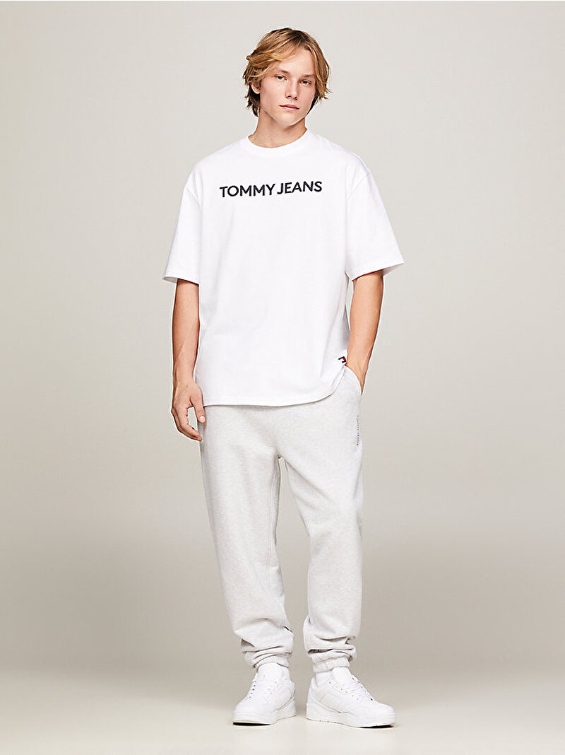 Erkek Tjm Ovz Bold Classic T-Shirt Beyaz  DM0DM18267YBR
