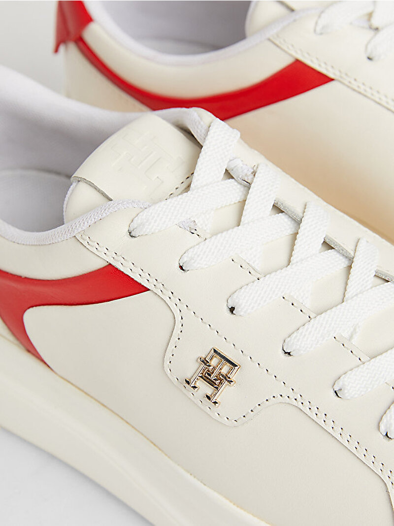 Kadın Pointy Court Sneaker Beyaz  FW0FW074600K5