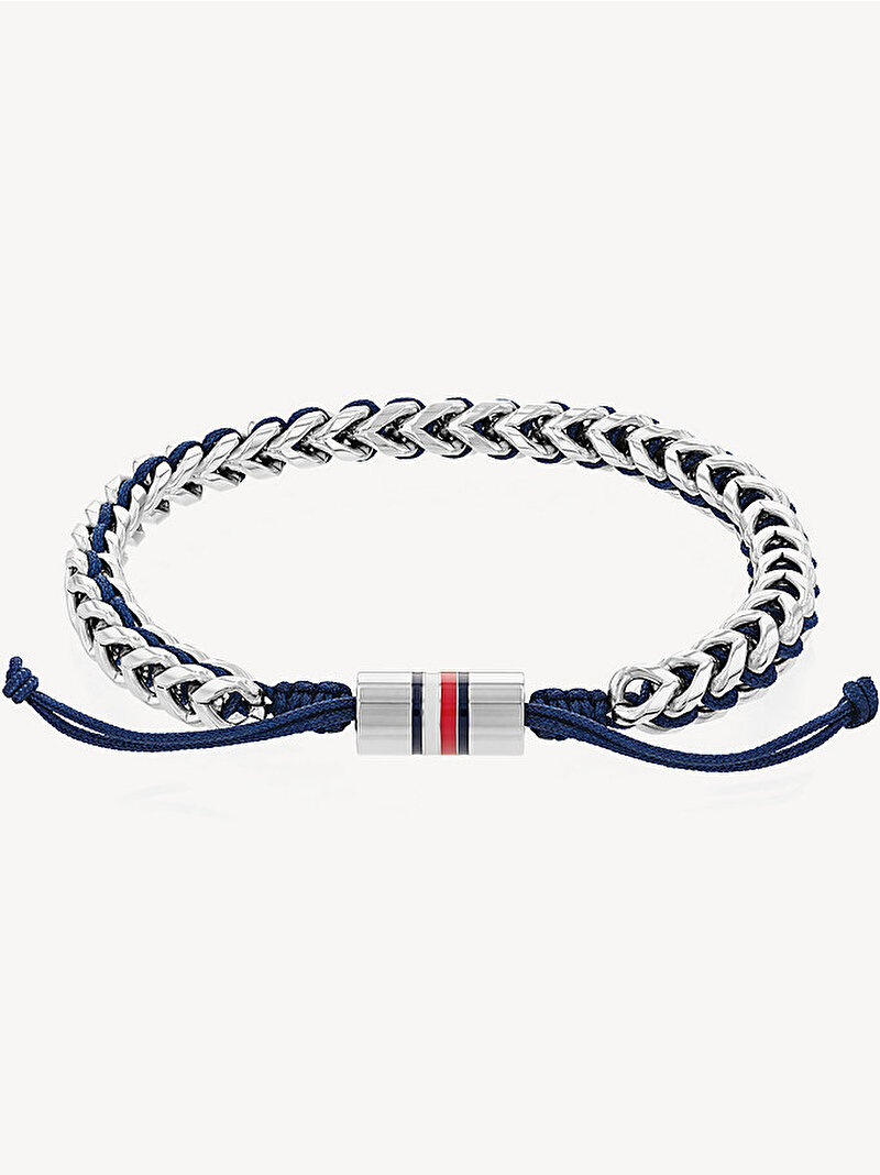 Erkek Braided Metal Bileklik Gümüş MJM2790511000