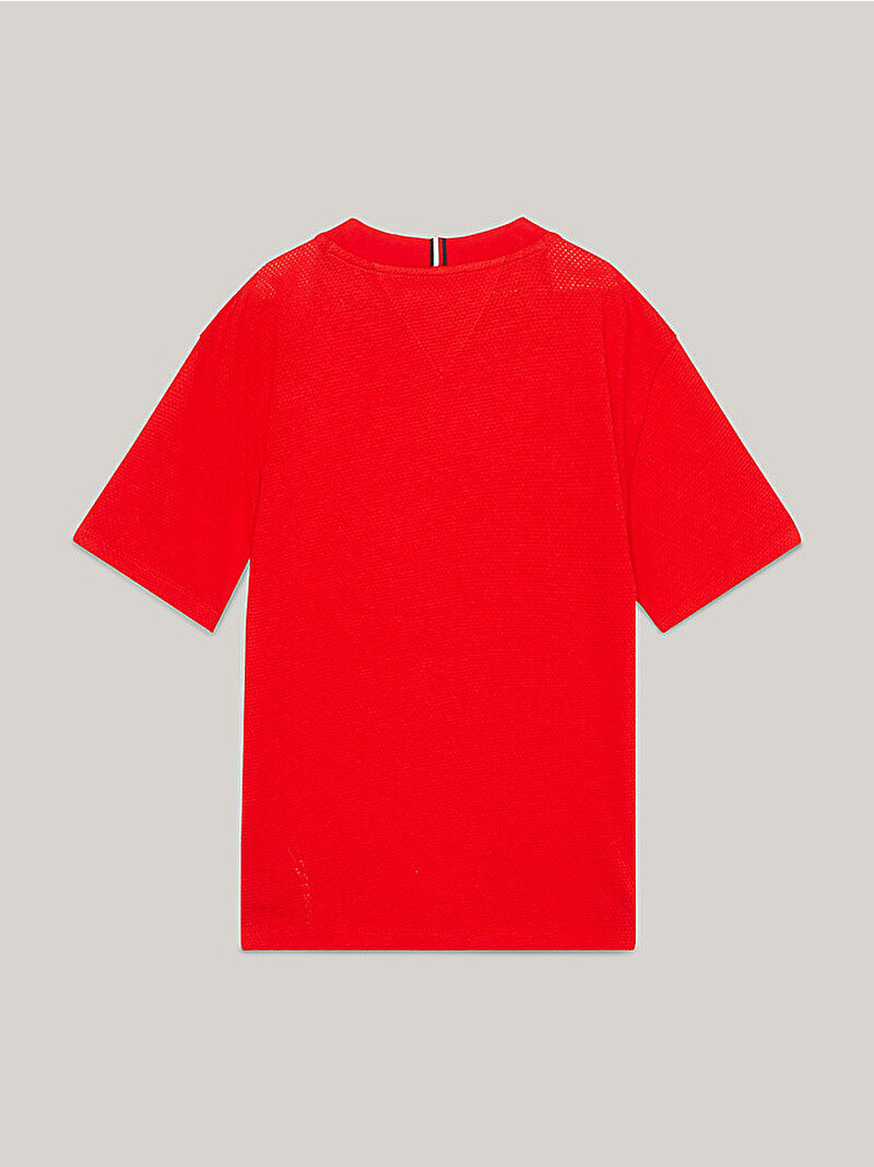 Erkek Çocuk Mesh Varsity T-Shirt Kırmızı KB0KB08683XND