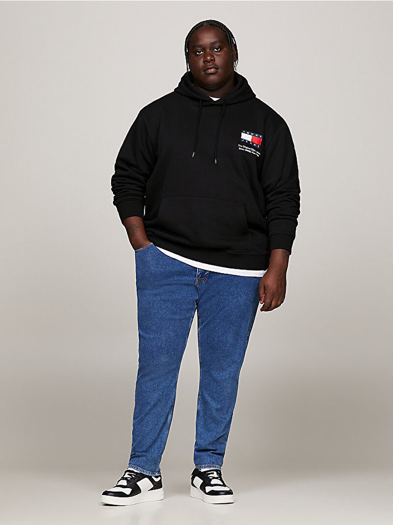 Erkek Tjm Reg Essential Sweatshirt Siyah DM0DM18418BDS