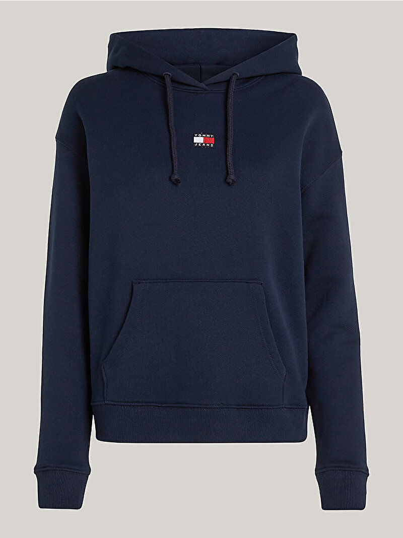 Kadın Tjw Bxy Badge Hoodie Lacivert DW0DW17326C1G