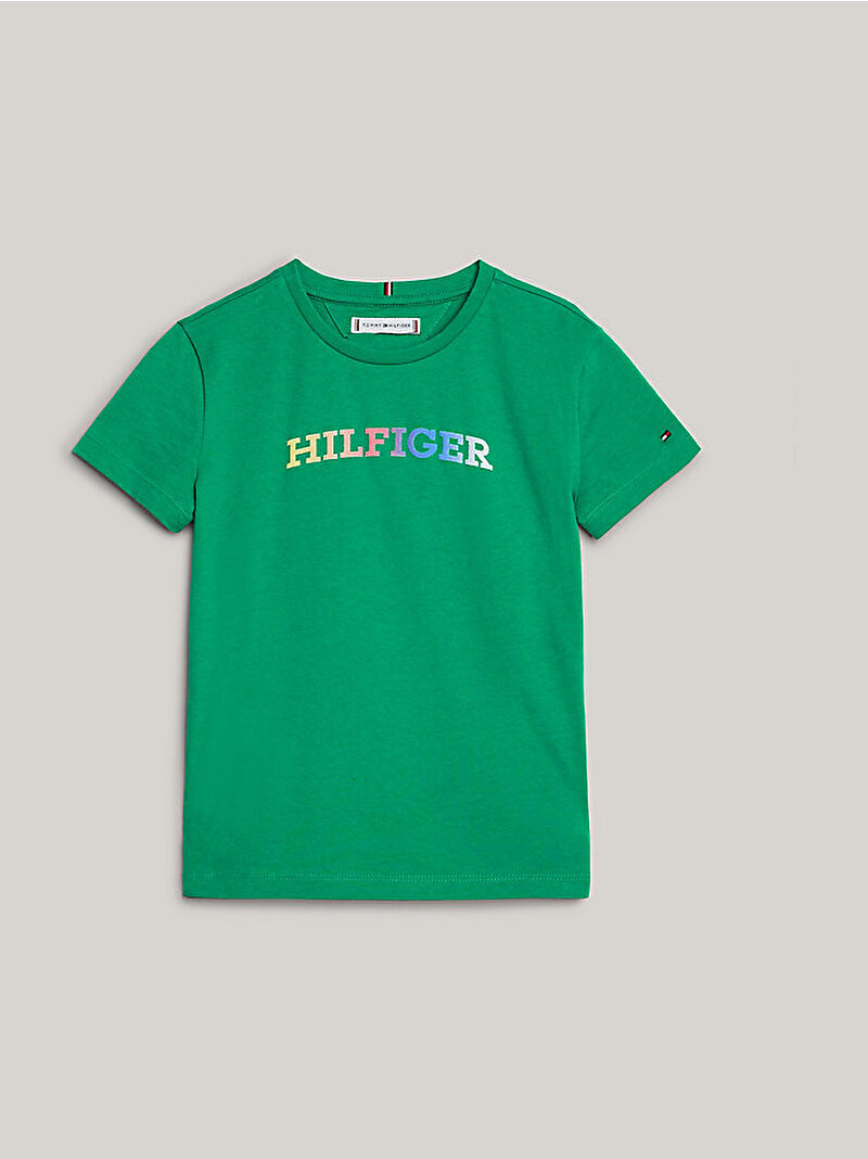 Kız Çocuk Monotype T-Shirt Yeşil KG0KG07851L4B