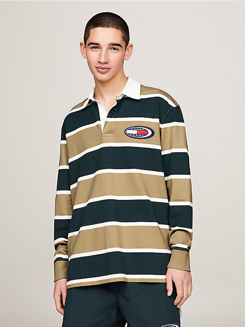 Erkek Tjm Archive Stripe Polo T-Shirt Çok renkli DM0DM18915AB0
