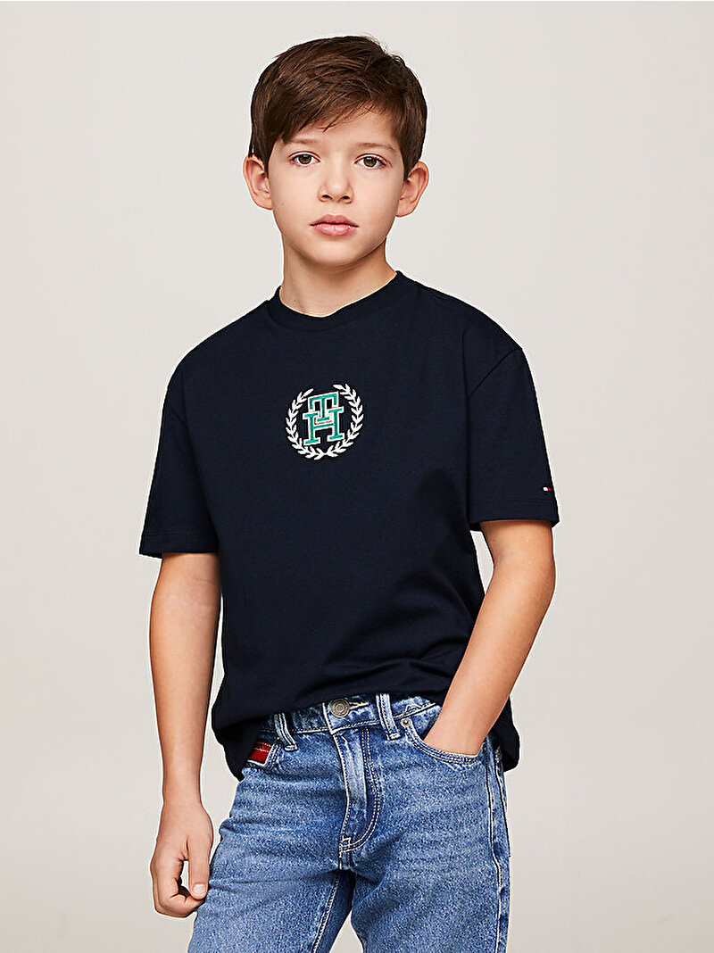 Erkek Çocuk Monotype T-Shirt Lacivert KB0KB08814DW5
