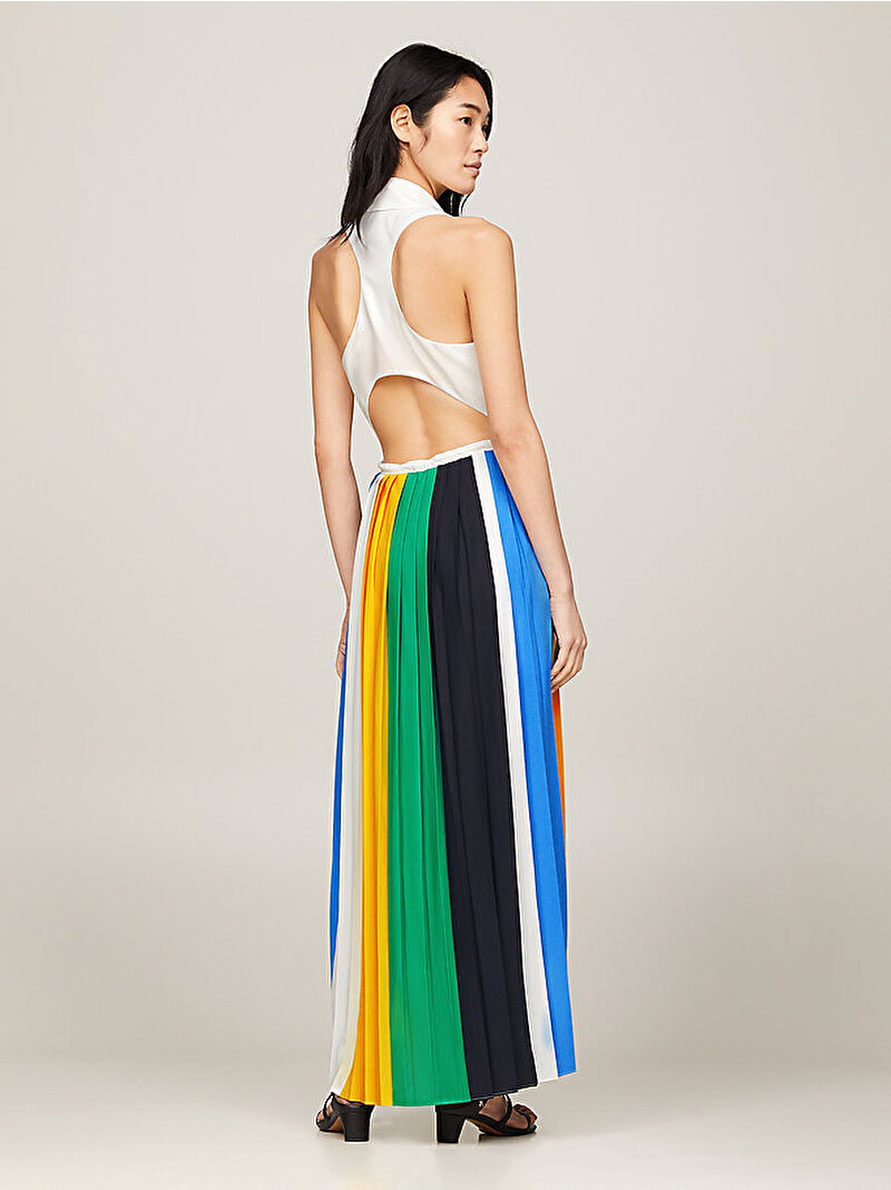 Kadın Thc Preppy Pleated Elbise Çok renkli WW0WW40940YBL