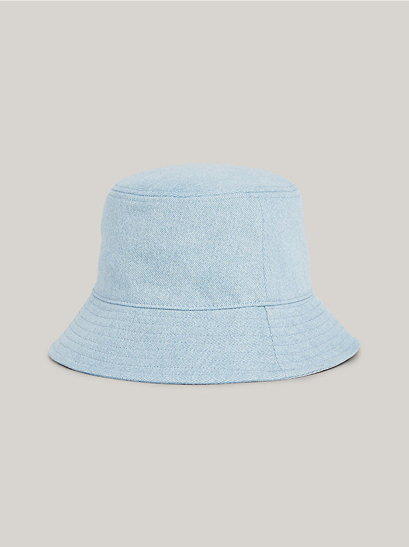 Kadın Tjw Linear Logo Bucket Şapka Mavi  AW0AW162230GY