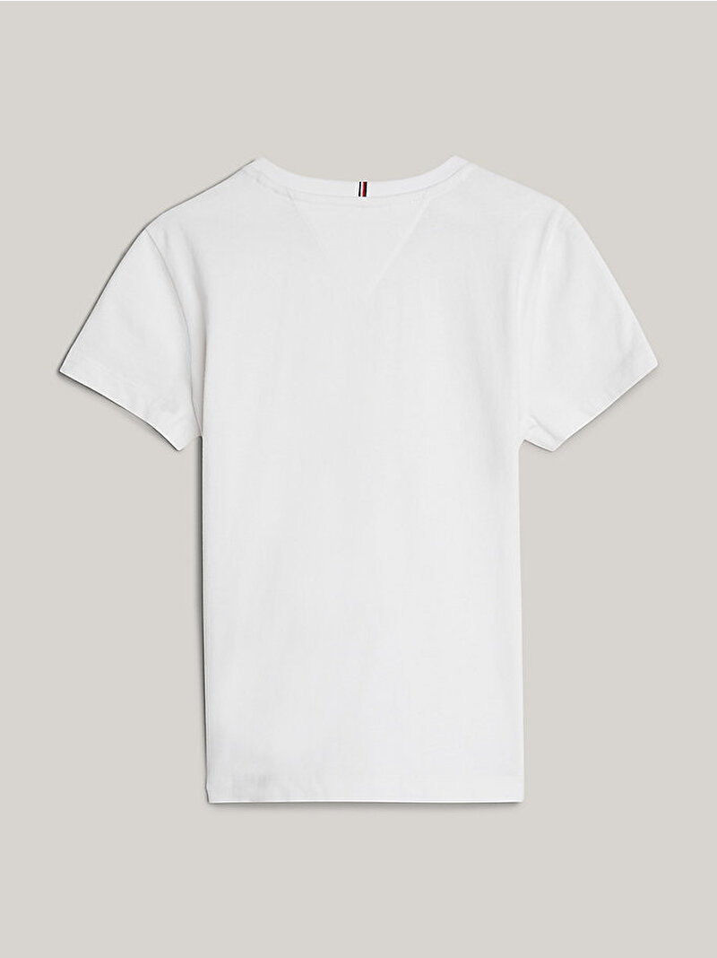 Kız Çocuk Adaptive Monotype T-Shirt Beyaz  KG0KG07986YBR