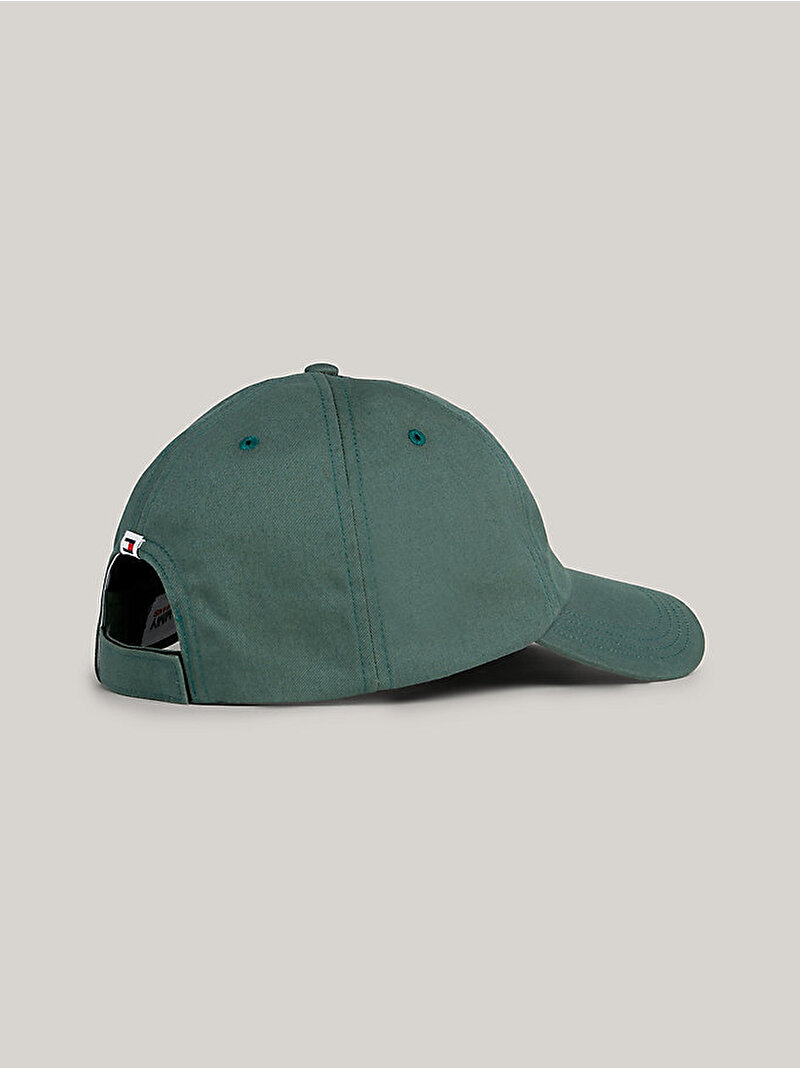 Erkek Tjm Linear Logo Şapka Yeşil AM0AM12024MBF