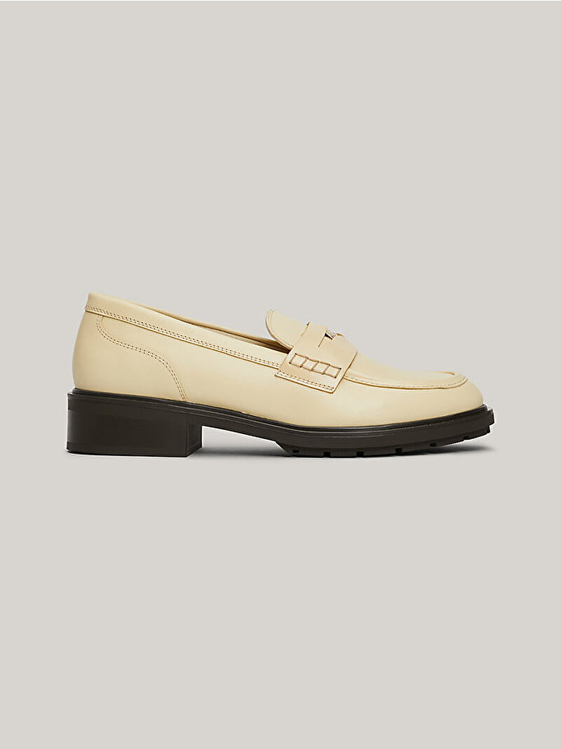 Kadın Th Penny Loafer Bej  FW0FW08029AEX