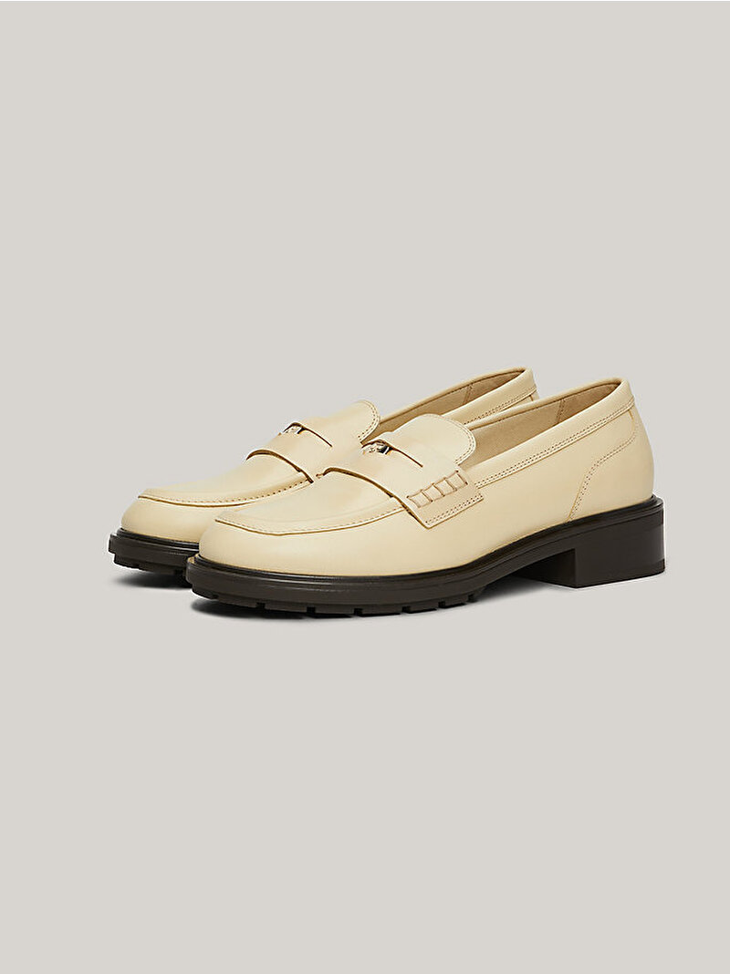 Kadın Th Penny Loafer Bej  FW0FW08029AEX