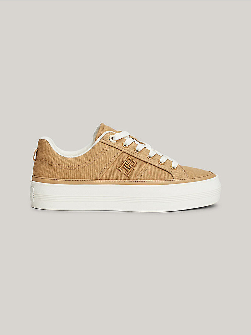 Kadın Th Vulc Canvas Sneaker Bej  FW0FW08211RBL