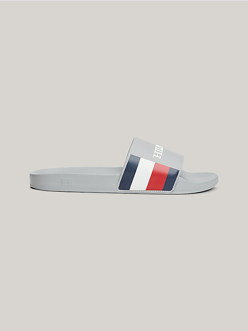 Erkek Hilfiger Rwb Plaj Terliği Gri FM0FM05093PRT