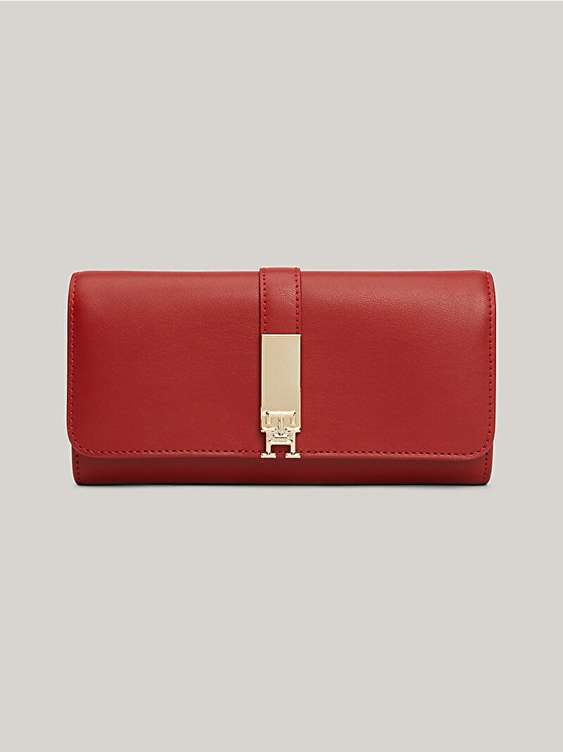 Kadın Th Heritage Large Flap Cüzdan Kırmızı AW0AW16338XNN