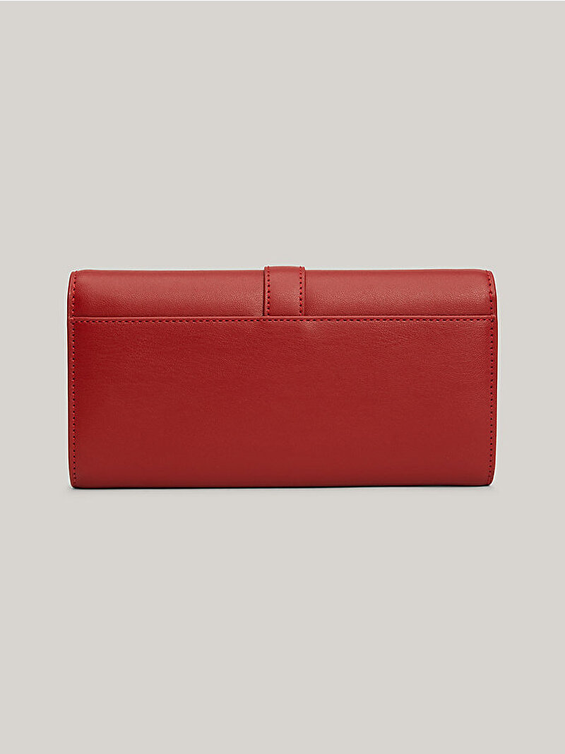 Kadın Th Heritage Large Flap Cüzdan Kırmızı AW0AW16338XNN