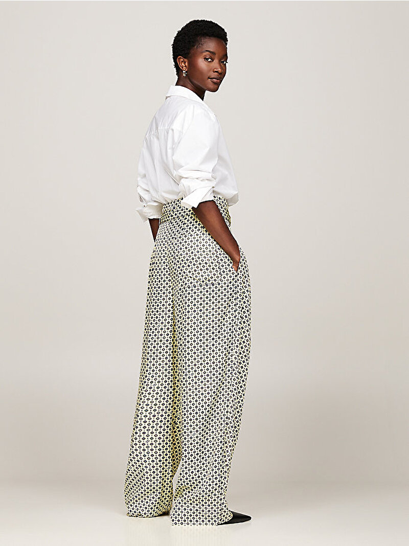 Kadın Foulard Belted Pantolon Bej  WW0WW422210LJ