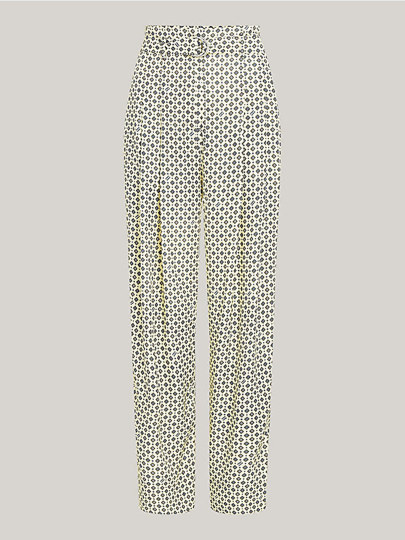Kadın Foulard Belted Pantolon Bej  WW0WW422210LJ