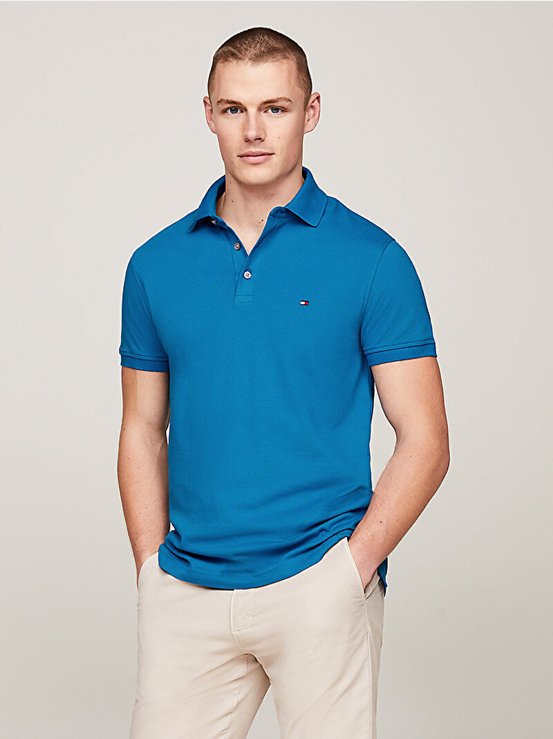 Erkek 1985 Slim Polo T-Shirt Lacivert MW0MW17771C3D