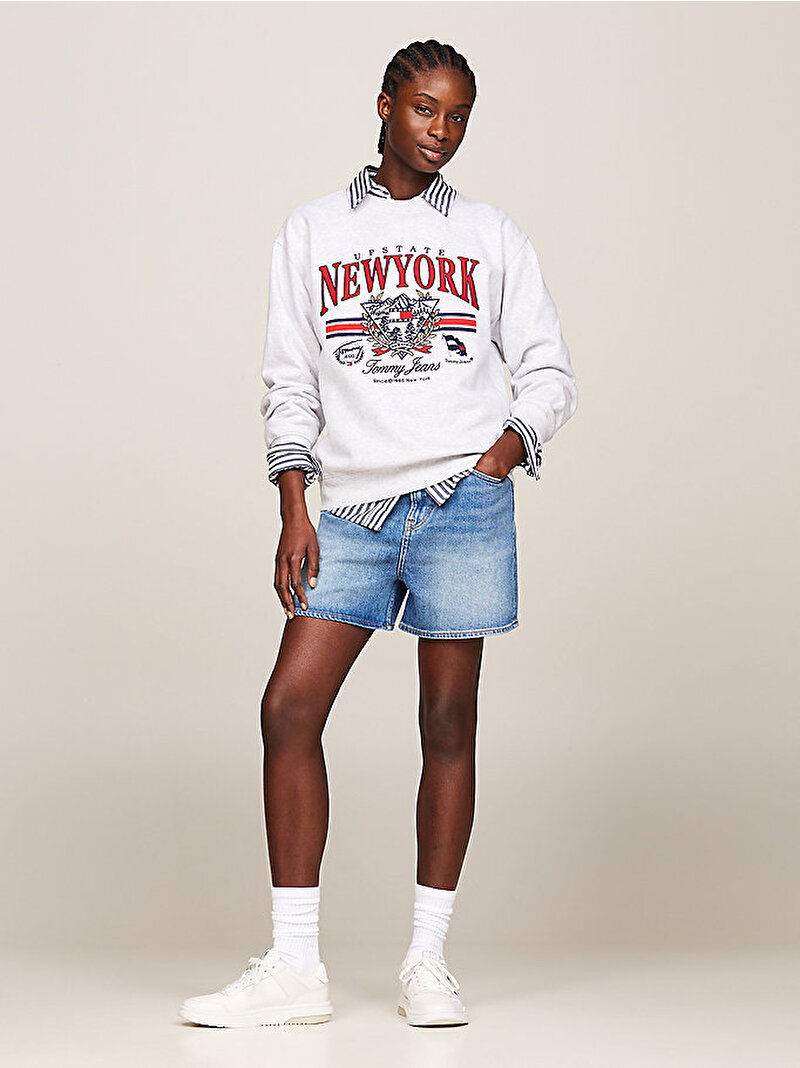 Kadın Tjw Rlx Vintage Sweatshirt Gri DW0DW18368P08