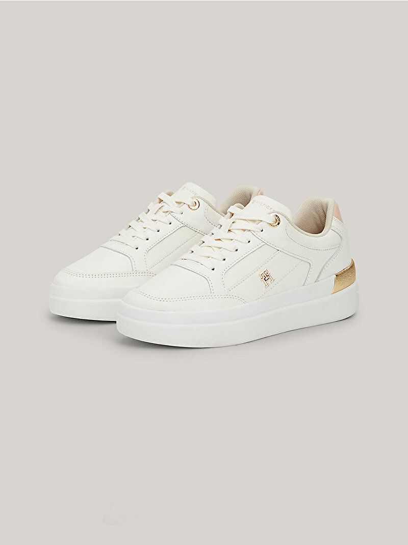 Kadın Lux Hardware Court Sneaker Beyaz  FW0FW07997YBH