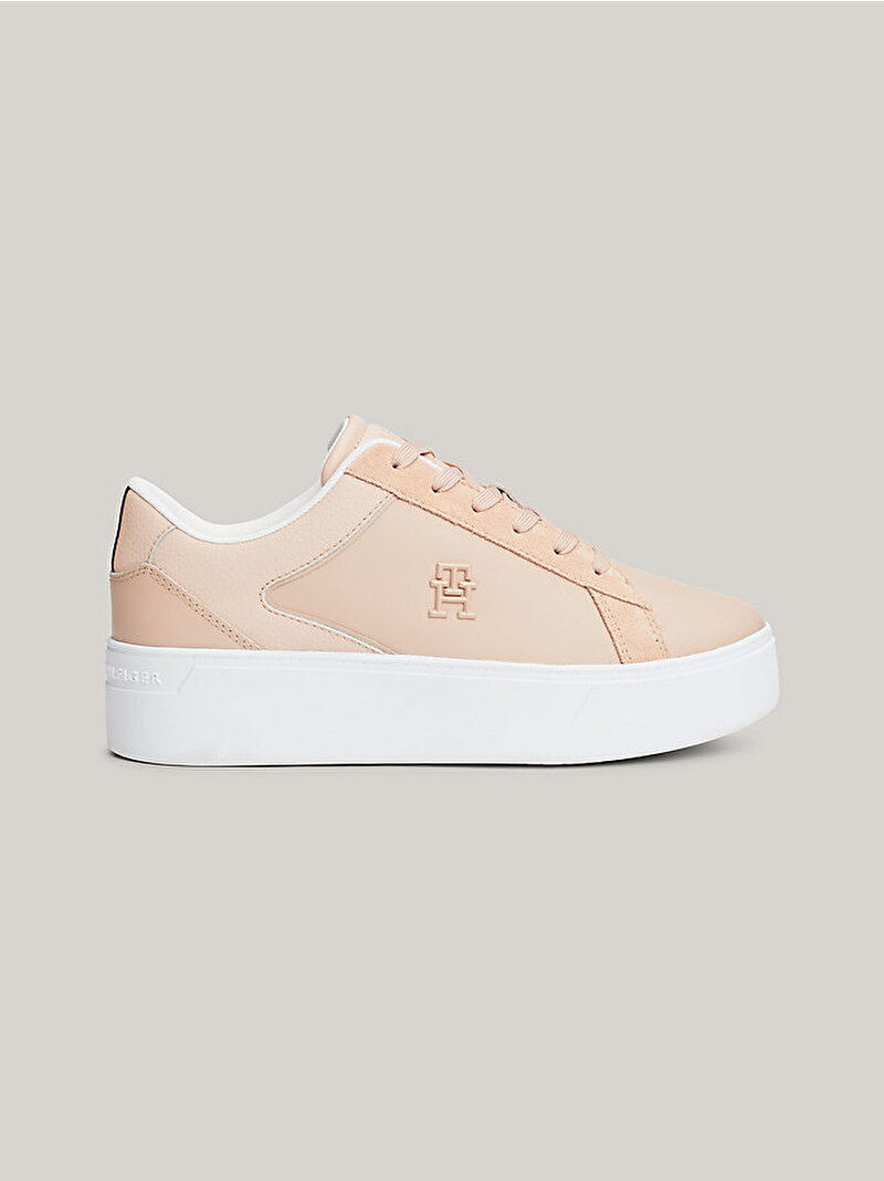 Kadın Th Platform Court Sneaker Pembe  FW0FW08210TQ6