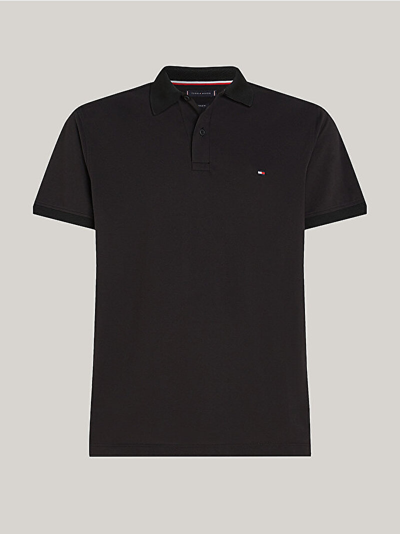 Erkek Performance Pique Polo T-Shirt Siyah MW0MW37309BDS