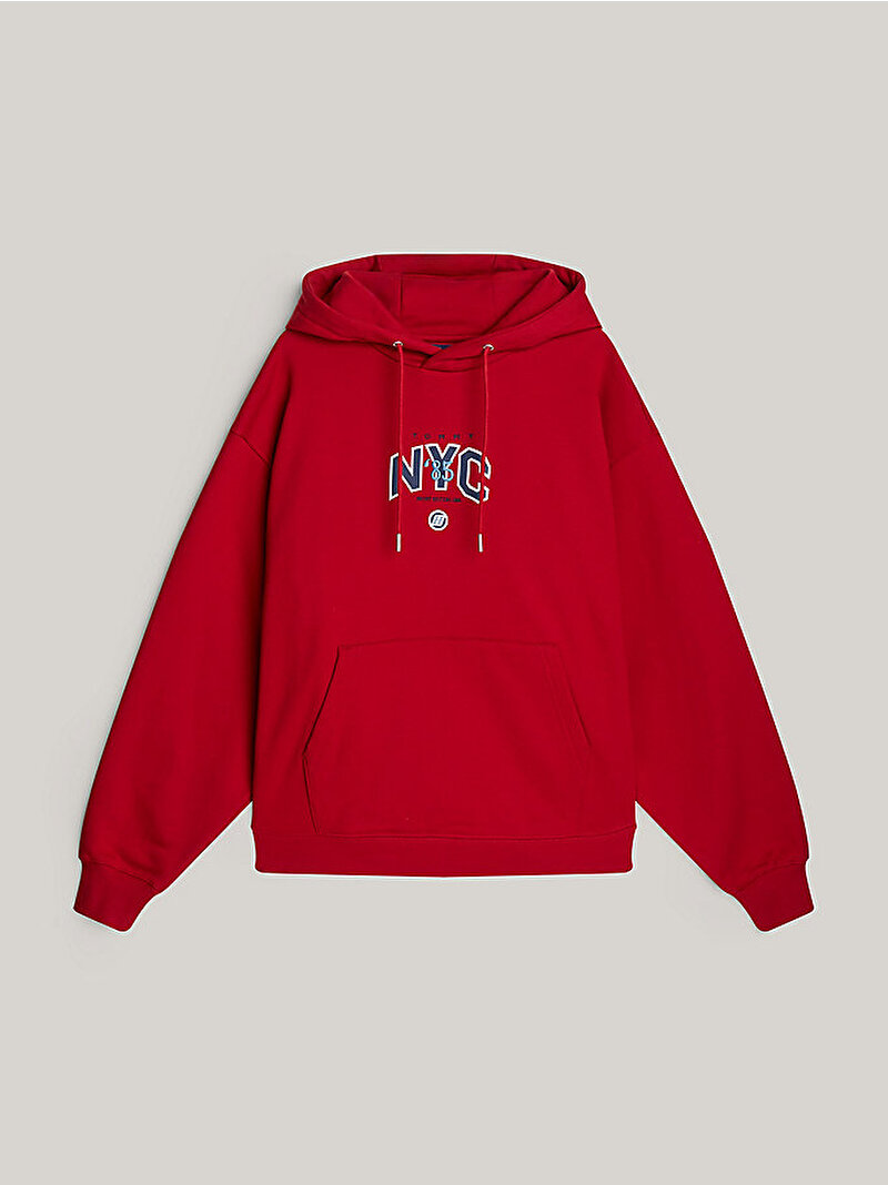 Erkek Tj x Game Day Logo Hoodie Kırmızı DM0DM20094XMP