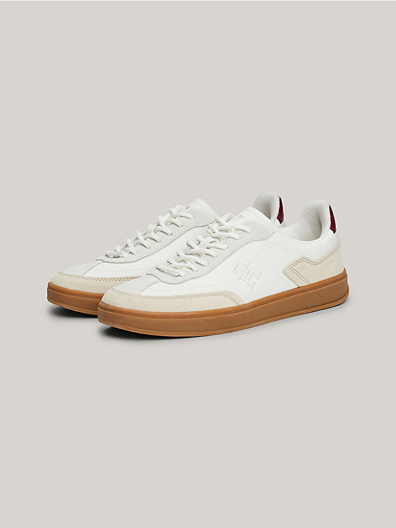 Kadın Th Heritage Court Sneaker Bej  FW0FW08186ACI