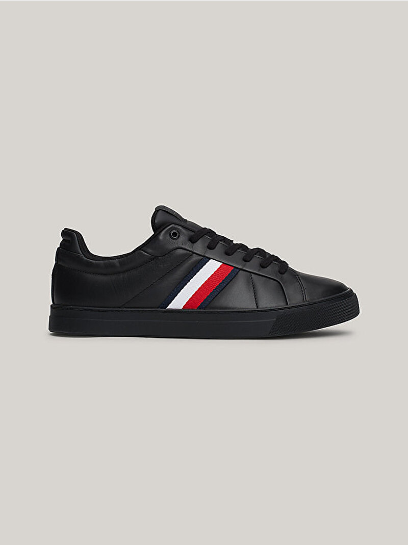 Erkek Icon Court Lth Stripe Sneaker Siyah FM0FM05163BDS