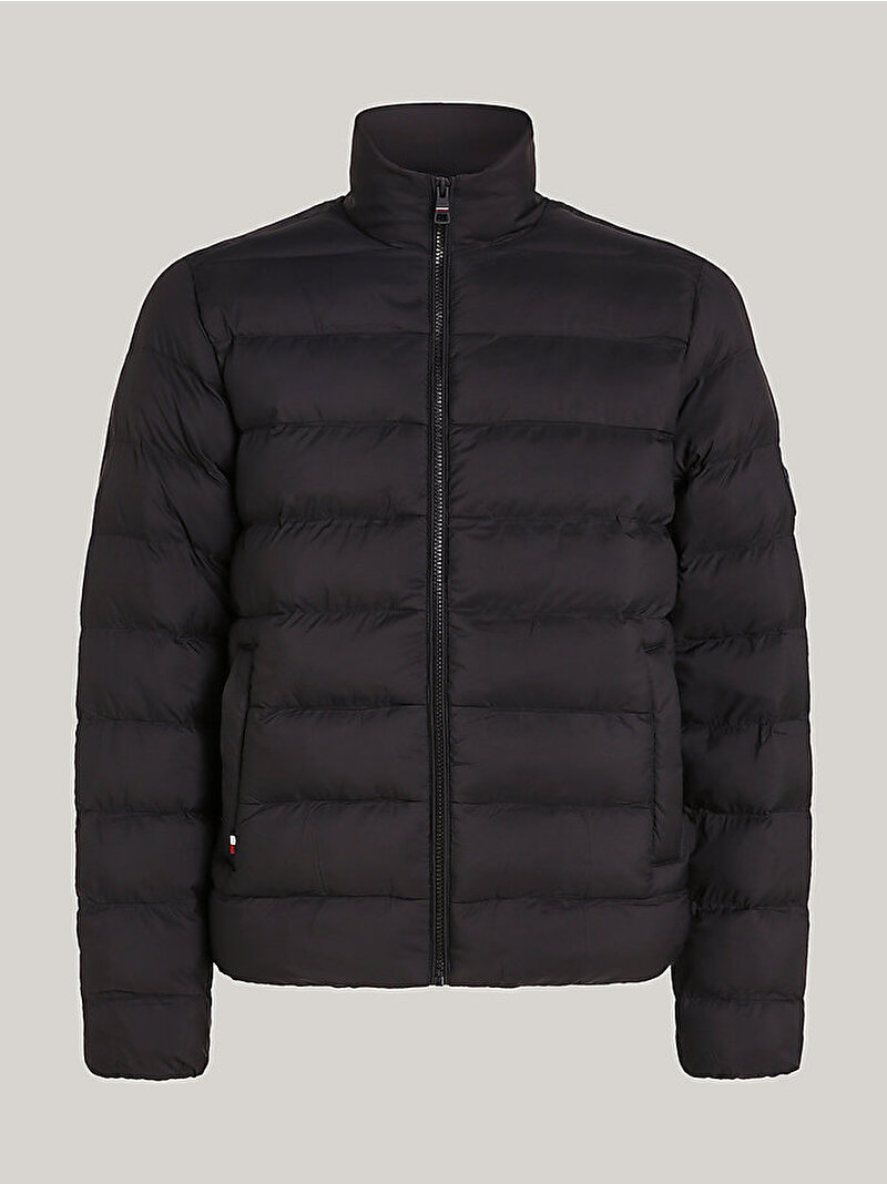 Erkek Mid Weight Stand Puffer Mont Siyah MW0MW37259BDS