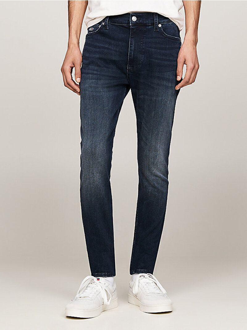 Erkek Simon Skinny Jean Pantolon Lacivert DM0DM204191BK