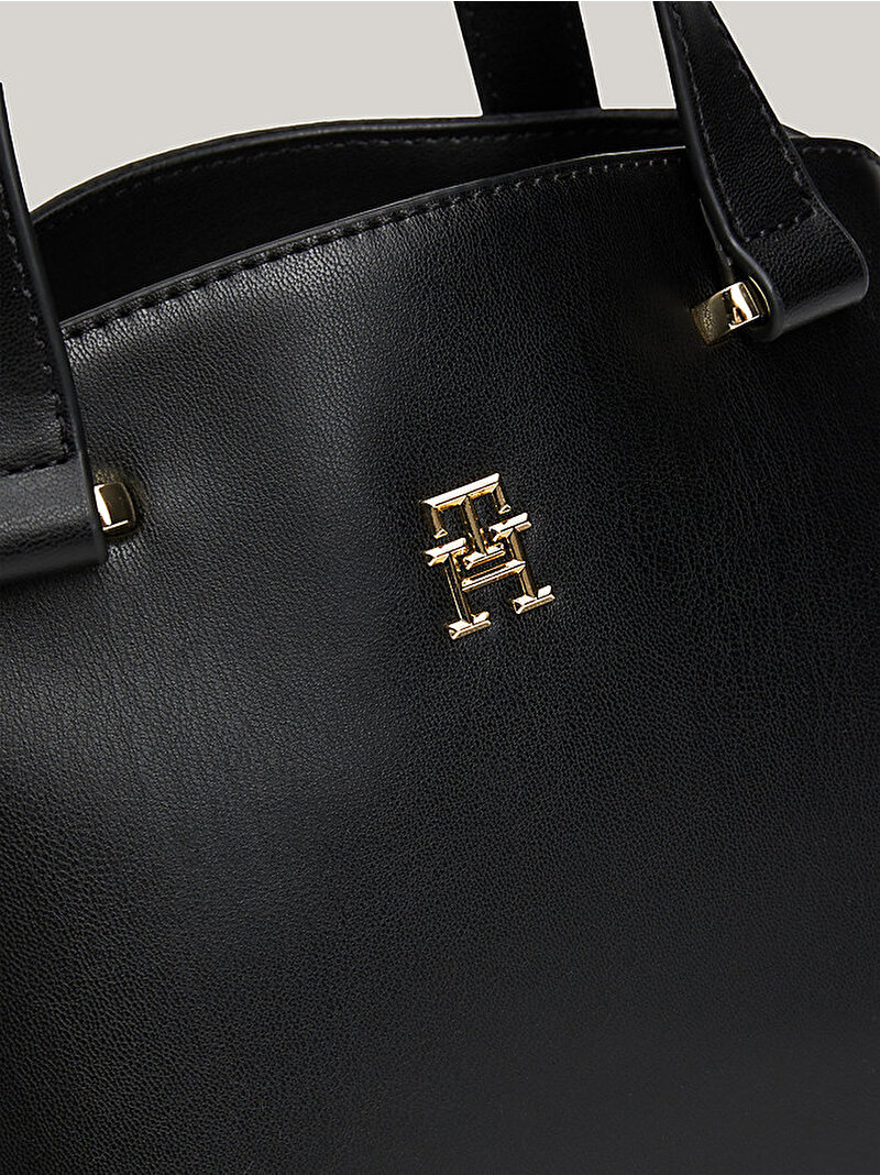 Kadın Th Modern Mini Tote Çanta Siyah AW0AW15968BDS