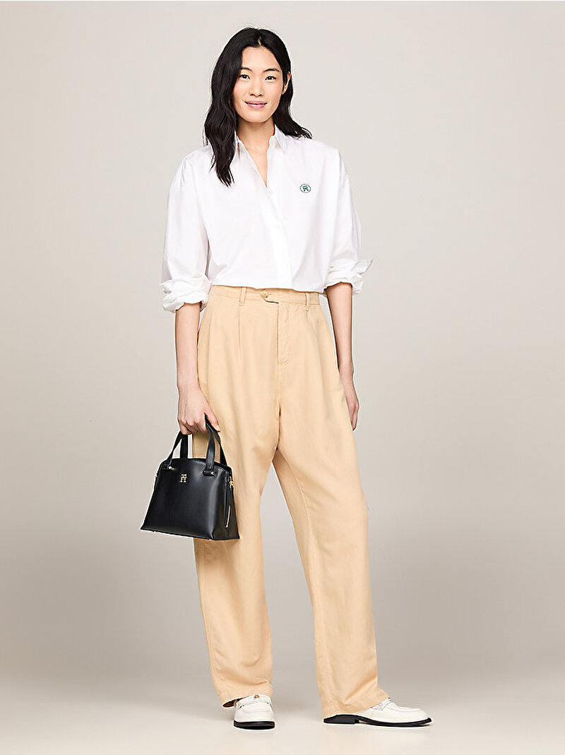 Kadın Th Modern Mini Tote Çanta Siyah AW0AW15968BDS