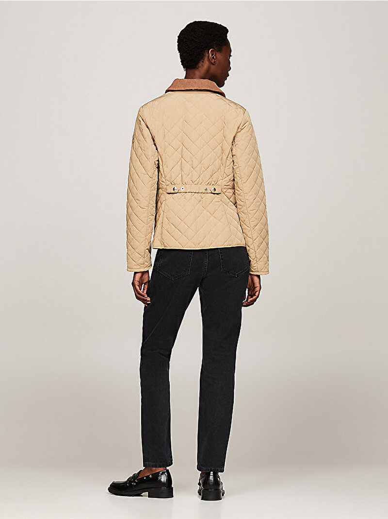 Kadın Slim Quilted Ceket Bej  WW0WW43127RBL