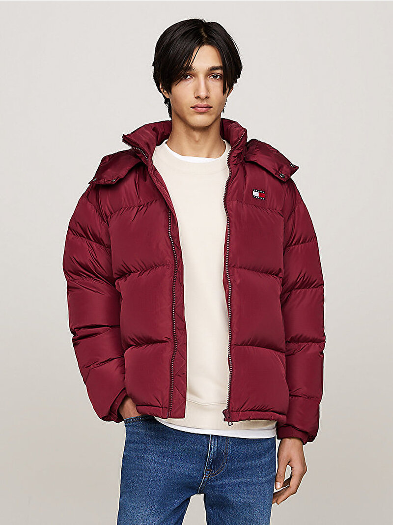 Erkek Tjm Alaska Puffer Mont Kırmızı DM0DM19537VLP