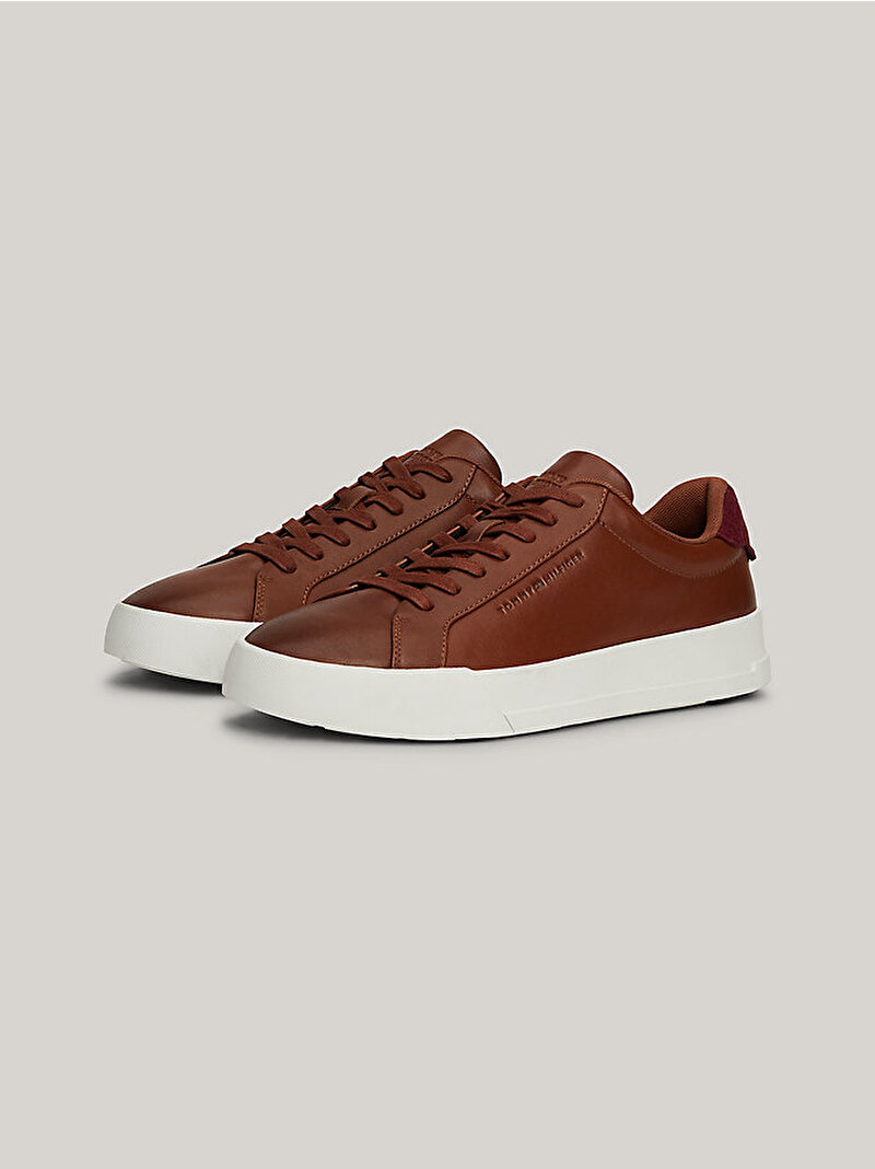 Erkek Th Court Seasonal Sneaker Kahverengi FM0FM05207GVI