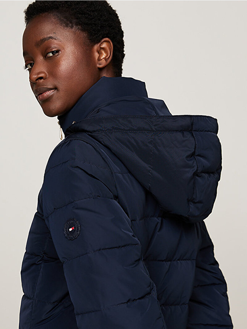 Kadın Heritage Down Tyra Puffer Mont Lacivert WW0WW43601DW5