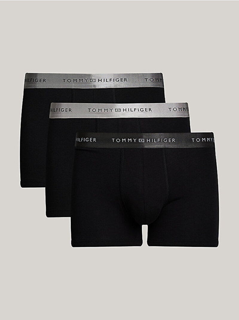 Erkek 3'Lu Paket Trunk Boxer Seti Siyah UM0UM034110UH