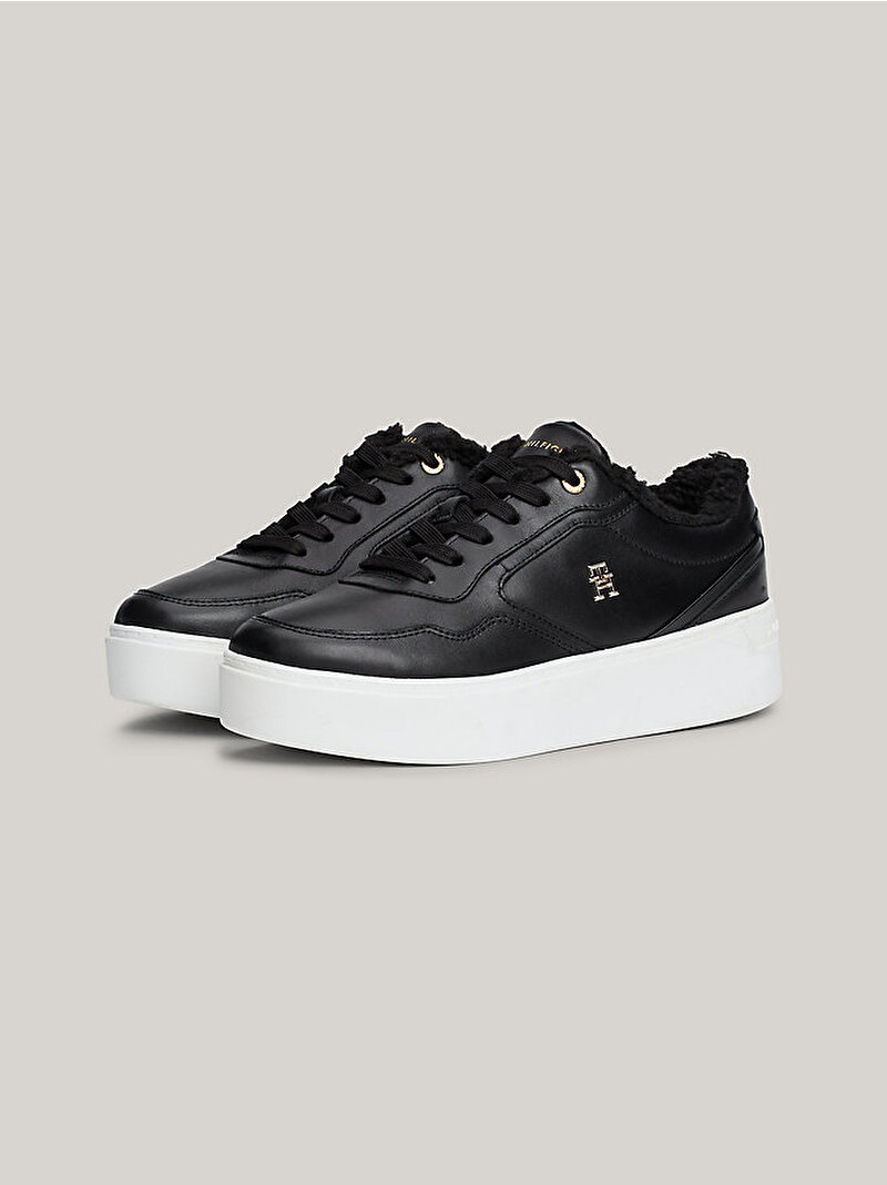 Kadın Essential Platform Sneaker Siyah FW0FW08349BDS