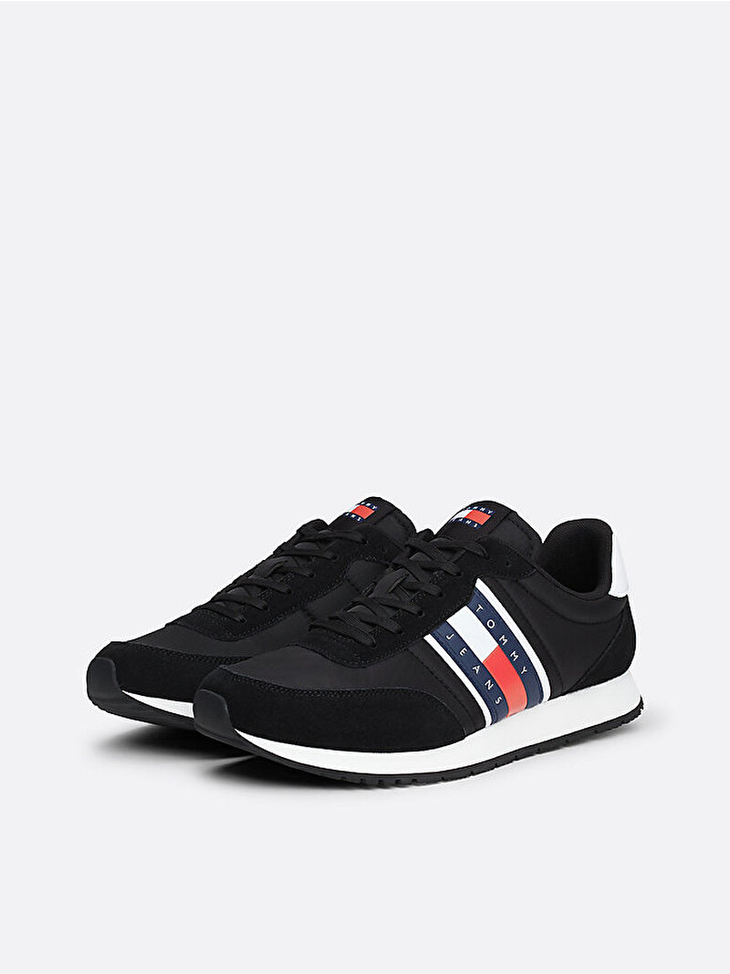 Erkek Tjm Runner Sneaker Siyah EM0EM01351BDS