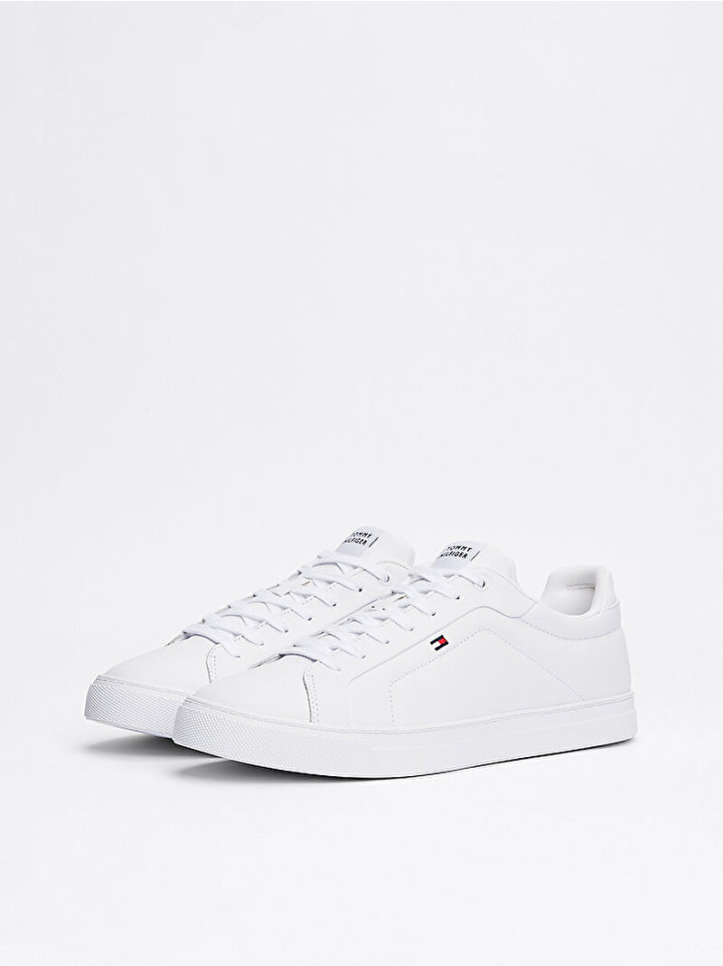 Erkek Icon Court Lth Flag Sneaker Beyaz  FM0FM05317YBS