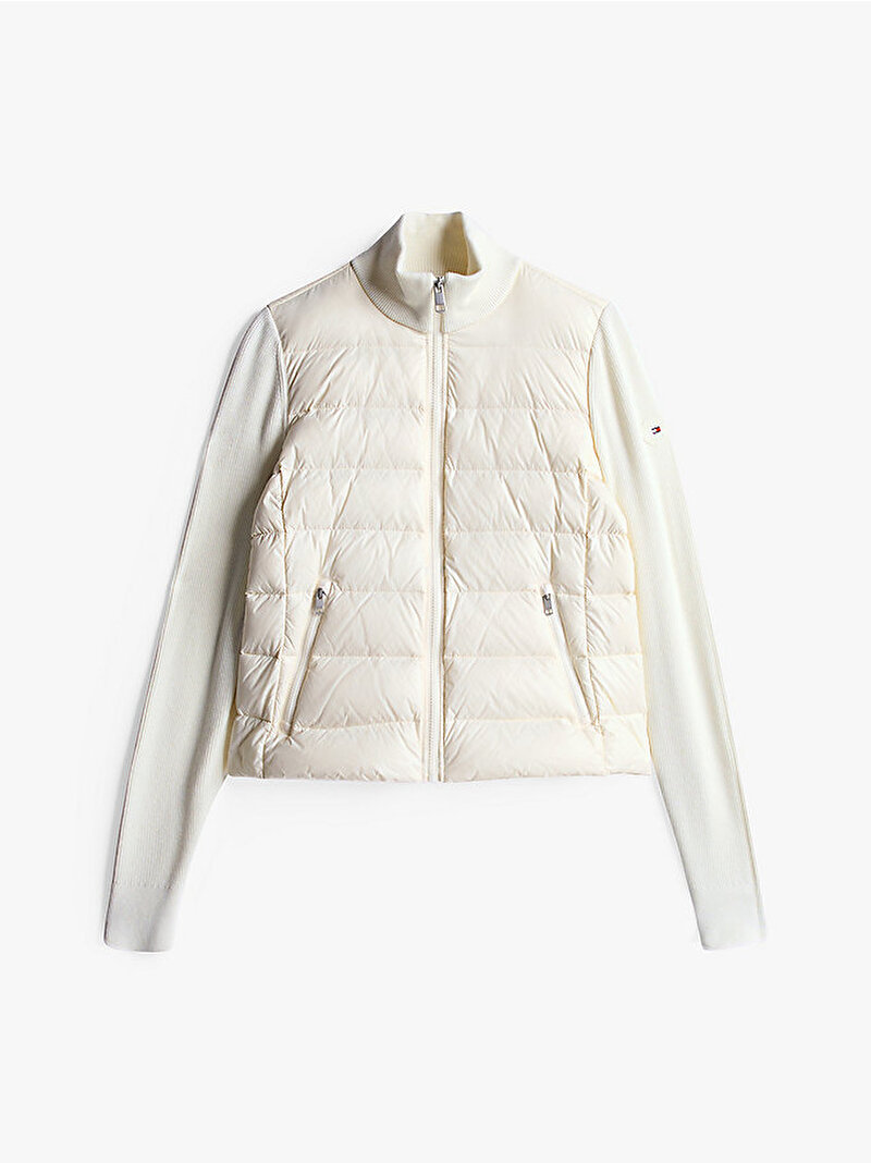 Kadın Lw Down Feminine Puffer Mont Beyaz  WW0WW43771Z00