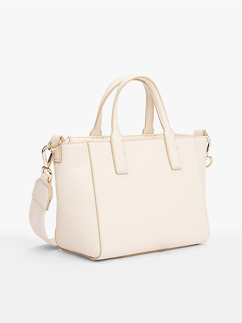 Kadın Th Soft Logo Mini Tote Çanta Beyaz  AW0AW16907AA8