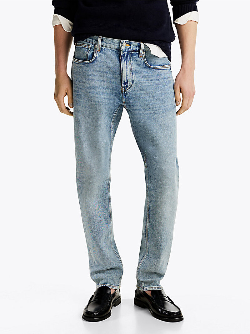 Erkek Regular Mercer Straight Jean Pantolon Mavi  MW0MW378191AA